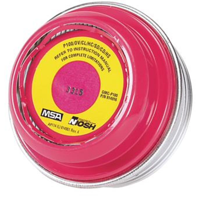 FILTRO COMFO GMC-P100 (CAJA 6 UNID.) VAPORES ORGÁNICOS, GASES ÁCIDOS Y PARTICULADO