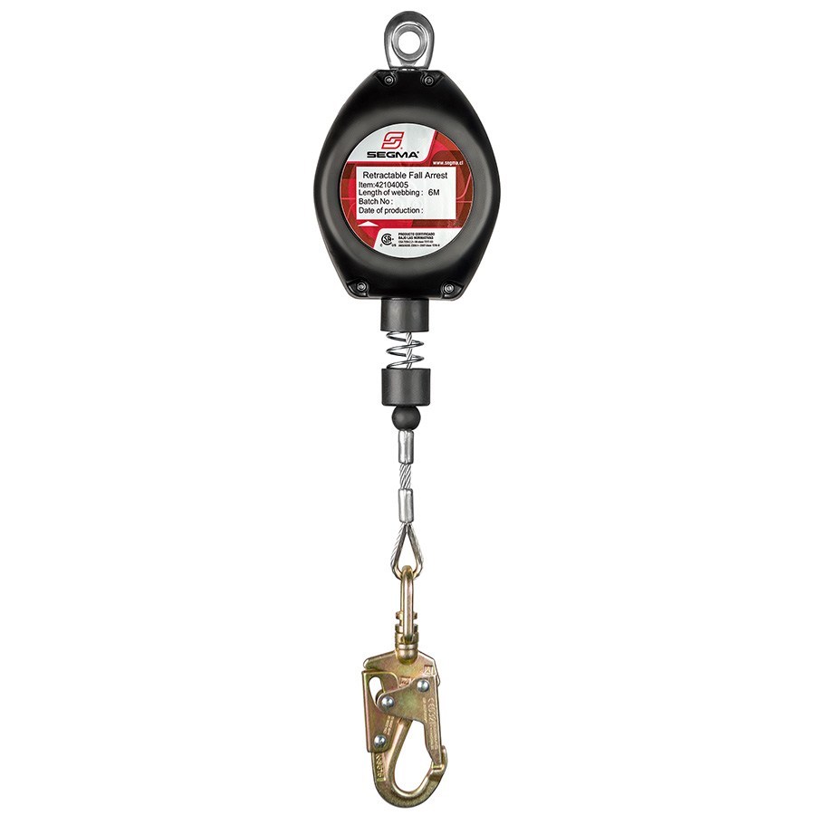 LINEA DE VIDA VERTICAL AUTORETRACTIL BLOCKSTOP 6MT