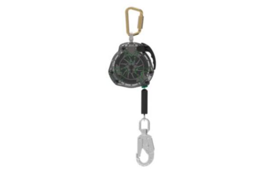 RETRÁCTIL V-TEC CON GANCHO ESTÁNDAR GIRATORIO, 6 METROS, DE CABLE DE ACERO GALVANIZADO