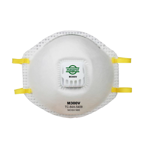 RESPIRADOR N95 MASPROT M300V (C/VALVULA) CAJA/10 UND