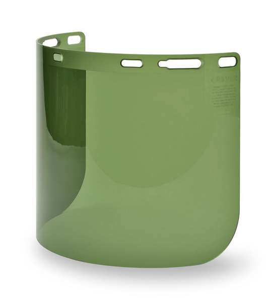 VISOR ELVEX LEXAN FS-15LG POLIC.VERDE