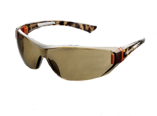 ANTEOJO ELVEX SYNC SG-19BR, POLICARBONATO CAFE, MARCO CAREY.