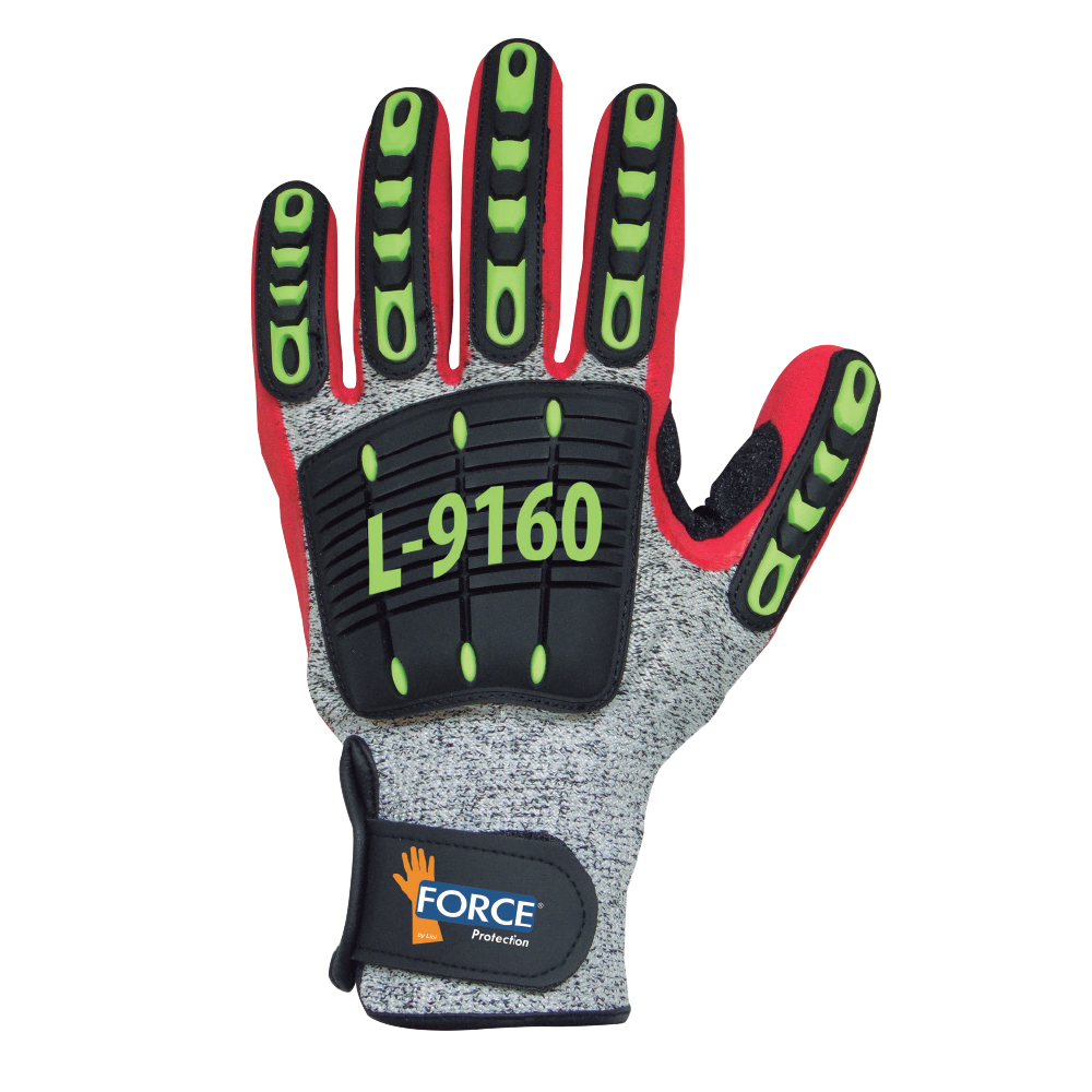 GUANTE MASTER FLEX L-9160 ROJO RESISTENTE AL CORTE (CUT4)
