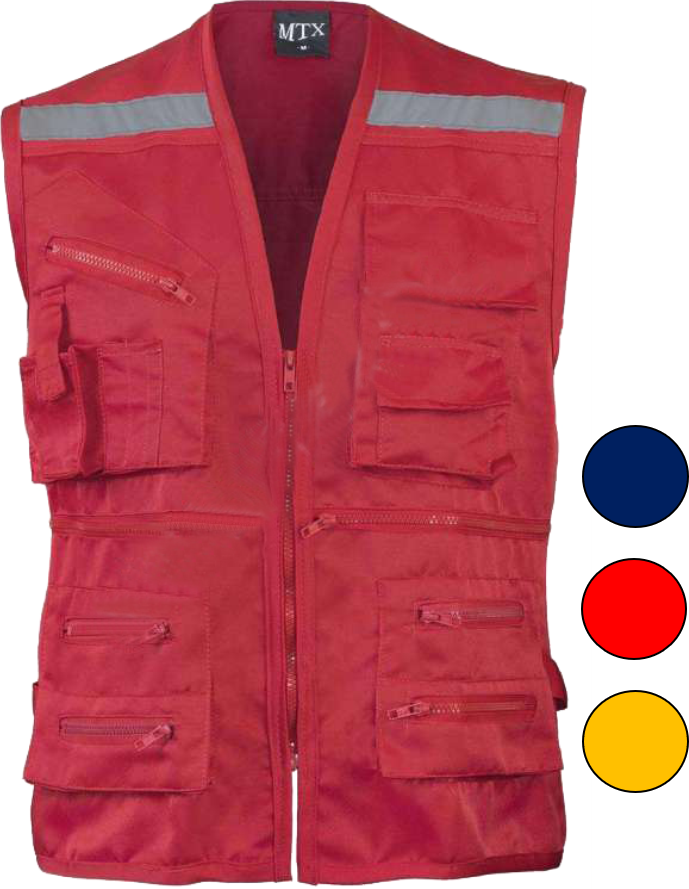 CHALECO GEOLOGO GABARDINA MTX C/CINTA