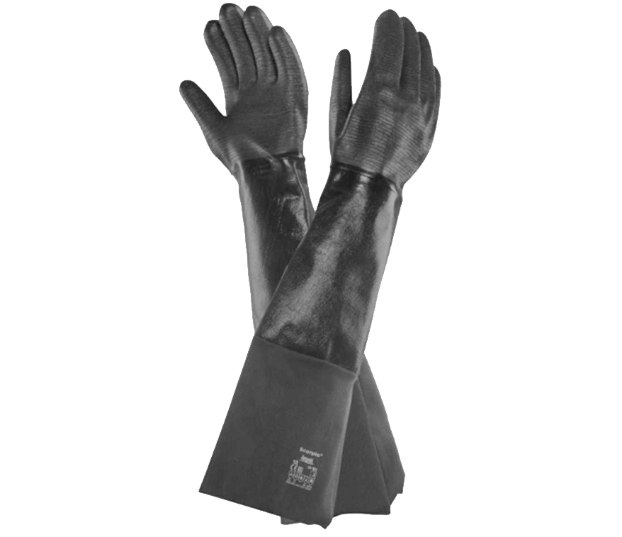 GUANTE NEOPRENO ANSELL ALPHATEC 19-026 (EX SCORPIO) C/NEGRO T/10