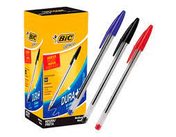 LAPIZ PASTA P.MED BIC CRISTAL AZUL