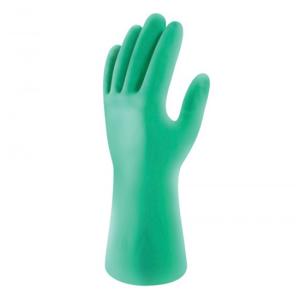 GUANTE NITRILO FLOCADO VERDE