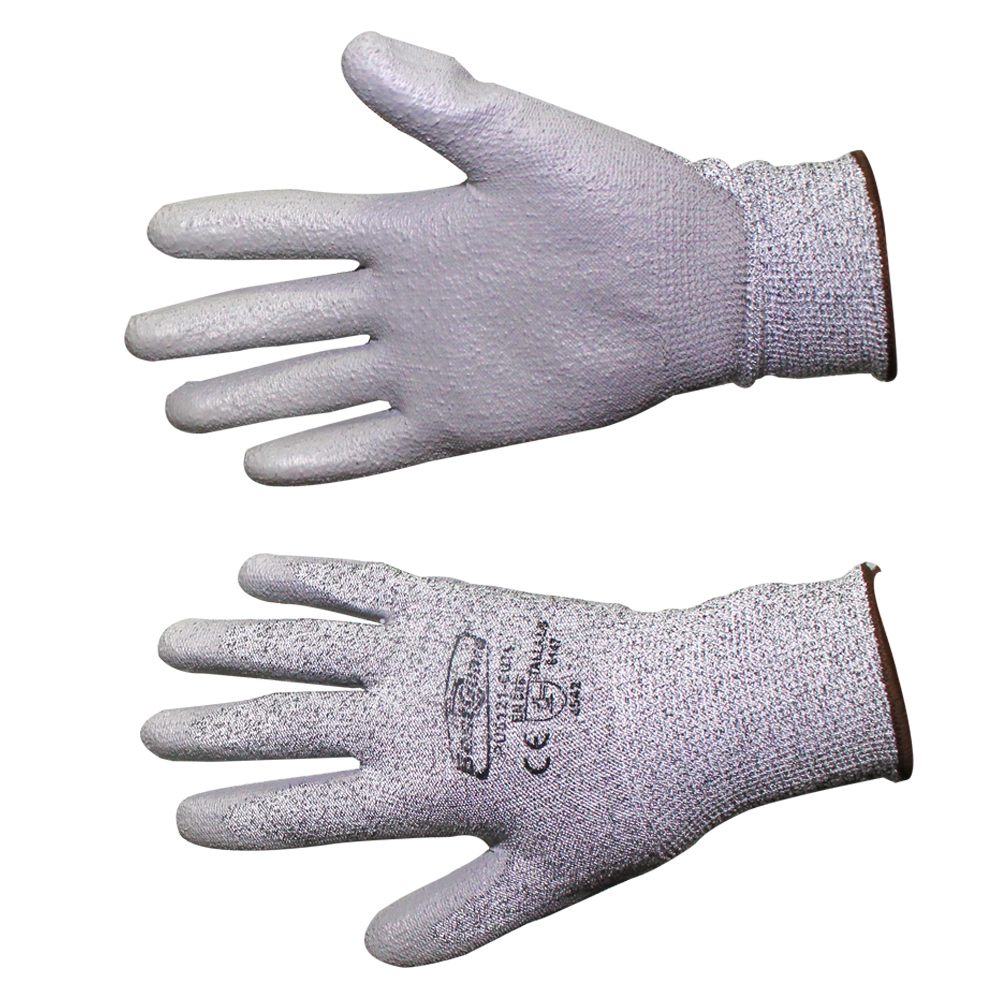 PACK 10 GUANTE RESISTENTE AL CORTE CON RECUBRIMIENTO PALMA PU