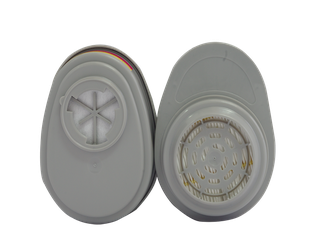 FILTRO COMFO GMC-P100 (CAJA 6 UNID.) VAPORES ORGÁNICOS, GASES ÁCIDOS Y PARTICULADO