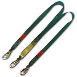 LINEA DE SEGURIDAD TIPO Y KEVLAR C/SHOCK ABSORBER GANCHO ESCALA 1,5 METROS