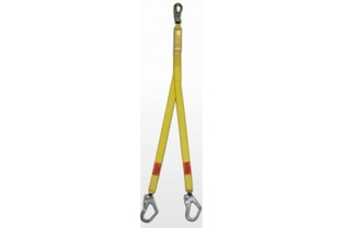 LÍNEA DE SEGURIDAD TIPO Y C/SHOCK ABSORBER 2 MOSQUETONES GE 1,2 METROS