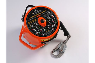 RETRACTIL 15 METROS SELLADA DE CABLE DE ACERO INOXIDABLE