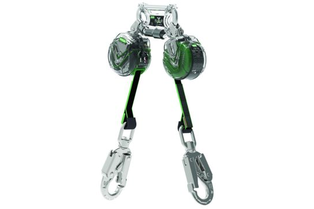 MINI PFL V-TEC DOBLE CON GANCHO ESTANDAR GIRATORIO 36CS, 1.8 METROS DE CINTA