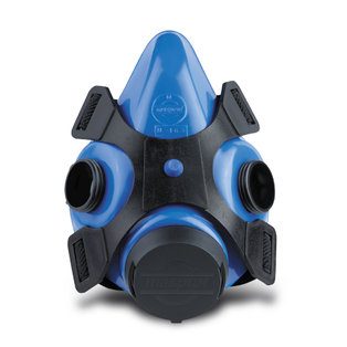 RESPIRADOR MEDIO ROSTRO MASPROT 1.2 PVC SKY BLUE T/M