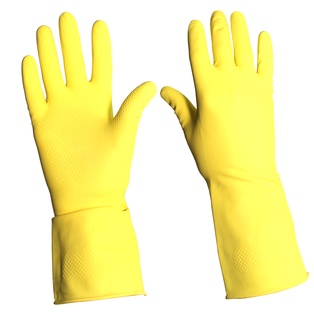 GUANTE LATEX AMARILLO, DOMESTICO. FLOCADO HOUSEGUARD