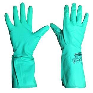 GUANTE NITRILO FLOCADO BESTGUARD II, T/S