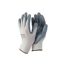 GUANTE NYLON GRIS, PALMA NITRILO GRIS  FLEXGUARD