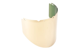 VISOR POLICARBONATO V-GARD ALTA TEMPERATURA DORADO/VERDE 24.1CM X 45.09CM X 1.8 MM