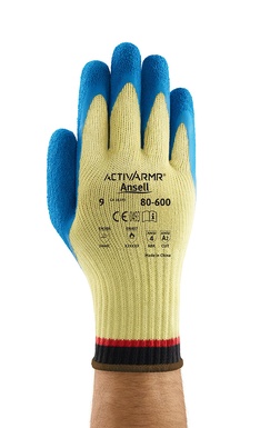 GUANTE KEVLAR PALMA CAUCHO POWERFLEX 80-600 ANSELL