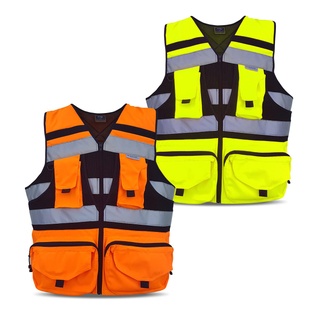CHALECO GEOLOGO MINERO POPLIN FLUOR