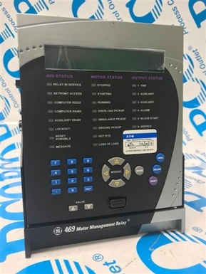 GE MULTILIN MOTOR MANAGMENT RELAY 469-P5-HI-A20-E