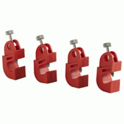 KIT BLOQUEOS DE BREAKER ELECTRICO CON TUERCA AJUSTABLE (X 4 UNI)