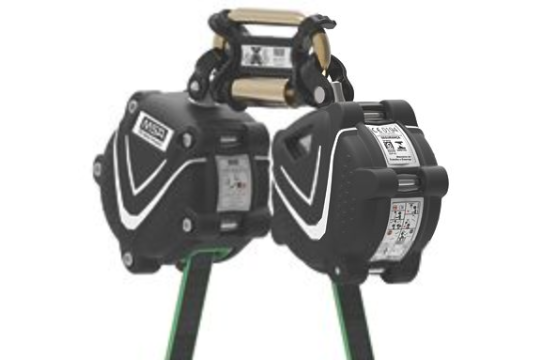 MINI PFL V-SHOCK DOBLE CON MOSQUETÓN GIRATORIO DE ALUMINIO, 1.8 METROS DE CINTA