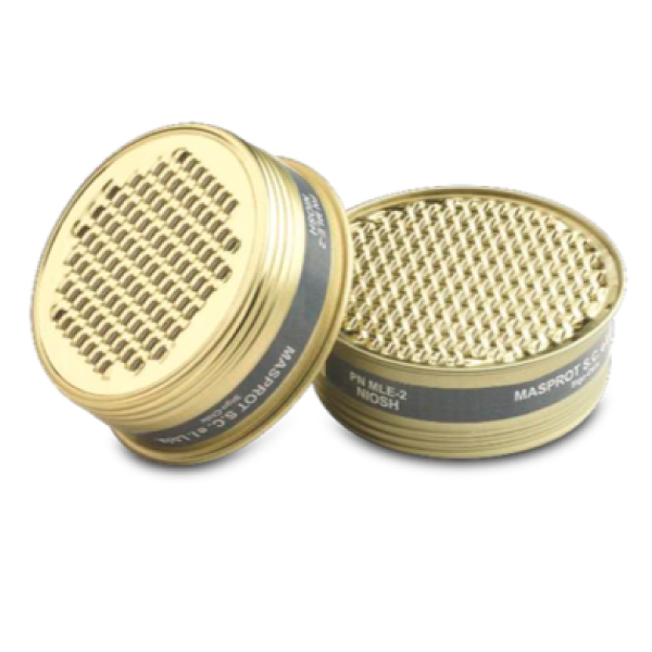 FILTRO MLE-2 FILTRO METALICO CONTRA PARTICULADOS SOLIDOS Y AEROSOLES ACUOSOS N95