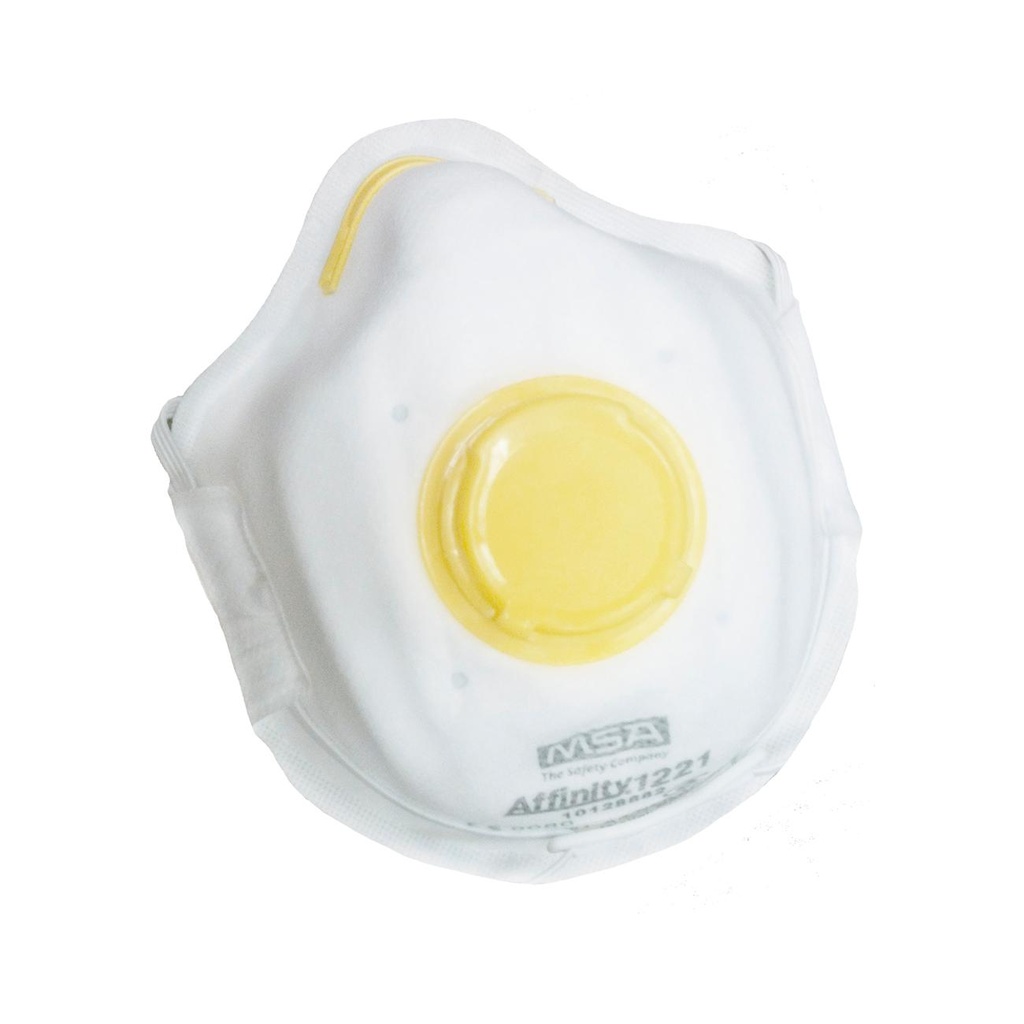 MASCARILLA MSA AFFINITY C/VALVULA (CAJA DE 10 UNIDADES) MSA 1221