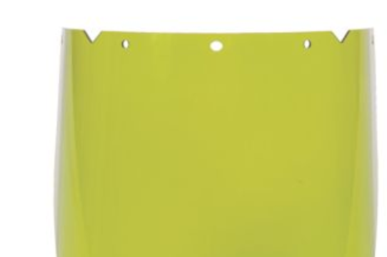 VISOR POLICARBONATO MOLDEADO V-GARD SYSTEM ARCO ELECTRICO CON SLOT Y MENTONERA