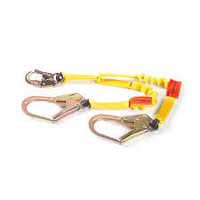 LINEA DE SEGURIDAD TIPO Y ELASTICADA CON GANCHO ESCALA 1.2 METROS