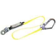 LINEA DE SEGURIDAD KEVLAR C/ SHOCK ABSORBER MOSQUETON DS 1,8 METROS