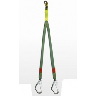 LINEA DE SEGURIDAD TIPO Y KEVLAR C/SHOCK ABSORBER 3 MOSQUETONES DS 1,5 METROS