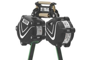 MINI PFL V-SHOCK DOBLE CON MOSQUETON GIRATORIO DE ALUMINIO, 1.8 METROS DE CINTA